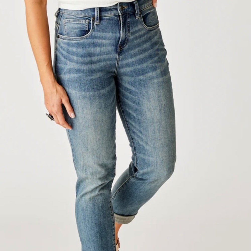 Carve Design Organic Cotton Carson Hi Rise Favorite Fade Blue Jeans 2